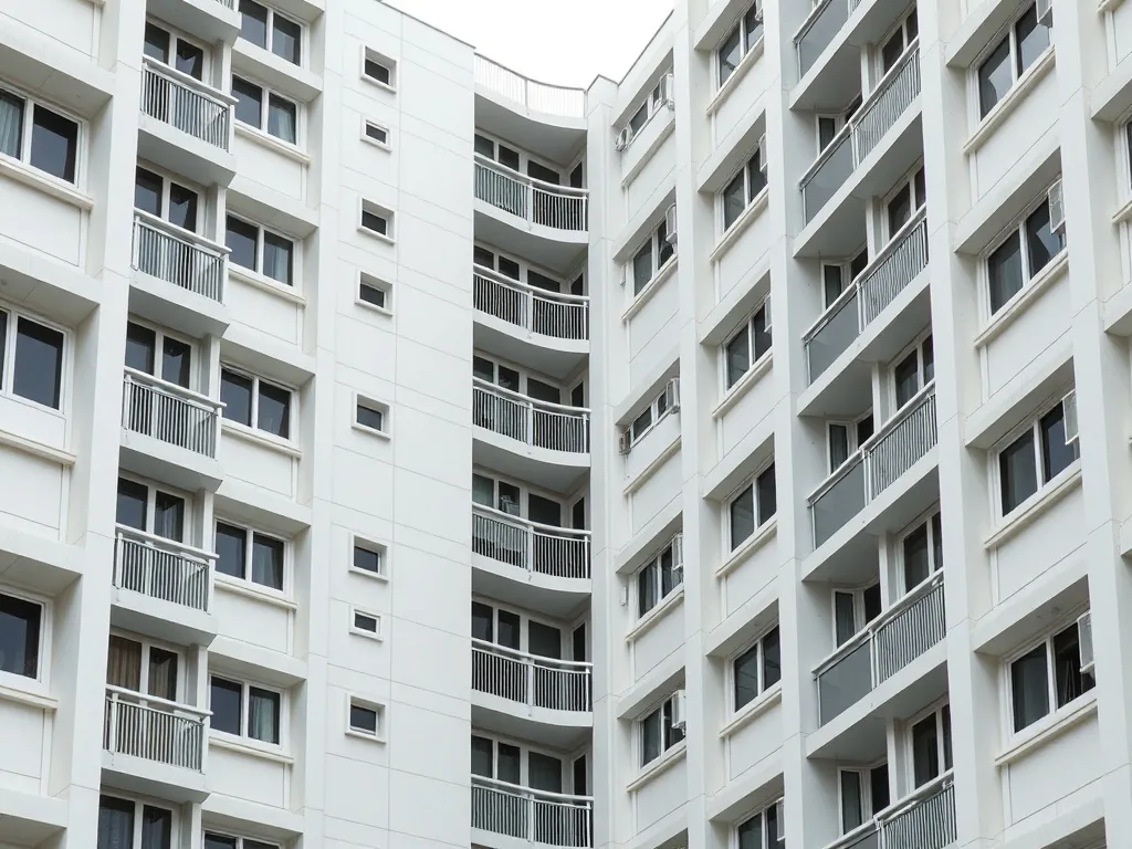 A technical architectural photography of a modern public hou
